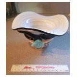 Art glass hat bowl