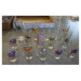 15 large shot glasses, inc Hard Rock Cafe