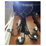 Wrought iron ceiling fixture