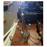 Brushed nickel ceiling light