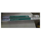 2 Philips T12 bulbs 24 inch, 20 watt