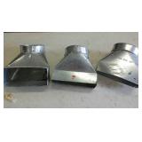 3 straight box vents