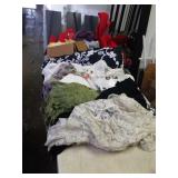 Tablecovers, swags, & large bow material