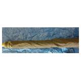 Bolt of green upholstery fabric