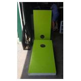 2 cornhole boards