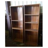 Pair of book shelves