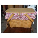 Longaberger picnic basket & liner
