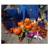 Halloween decor & a tote