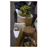 Vases, planters, flowers, & decor