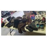Group of shoes & boots. 16 pairs+/-