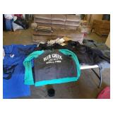 Tote of clothing, including 3x Nike jacket