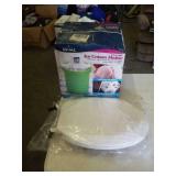 Ice cream maker & toilet seat