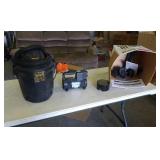 5 gallon shop vac & air compressor