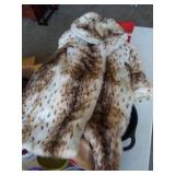 Faux mink coat