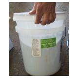 Bucket of soap, hardware, float pump, Shertrock