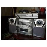 Emerson stereo system , VHS/DVD player