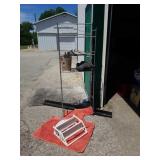 Bathroom shelves and decor