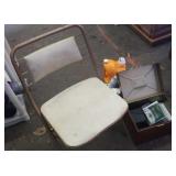 Folding chair, file box, & more
