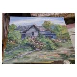 Painting, oul on canvas, signed