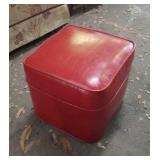 Vintage Naugahyde hassock