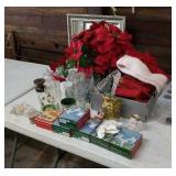 Christmas decorations,  etc.