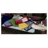 Table covers, curtains, boots, etc