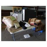 Rugs, pillows,  bedding  comforter,  throw,