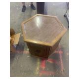 Octagon end table