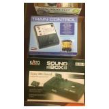 Train control, sound box