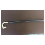 Brass Wolf head walking stick