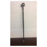 Skull topped walking stick