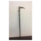 Skull topped walking stick