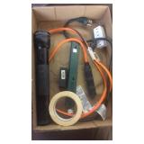 Power strips, MAG-LITE, travel bag with containers