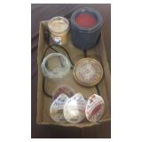 Wax warmer, wax  aromabeads, candle, glass jar,