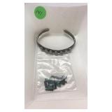 Silver opal bracelet and loose stones