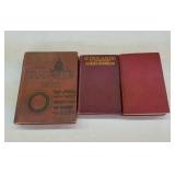 3 vintage history & biography  books