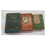 3 antique volumes-Uncle Tom