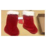 3 Christmas stockings, 2 lg 1 sm