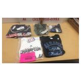 6 new ladies sports shirts med