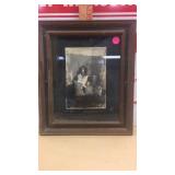 Vintage framed picture of confiscated still