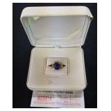 18k gold Lapis Lazuli ring