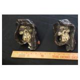 Skull candle holders