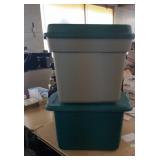 2 totes with lids