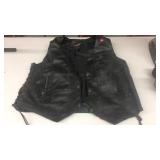XXL leather vest