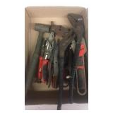 Assorted plyers and vice grips