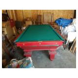 1895  Brunswick Balke pool table