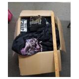 Huge box of haunted house t-shirts