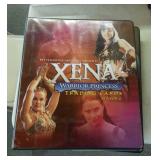 Xena Warrior Princess trading card sets in binders