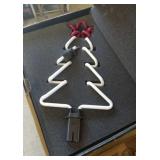 2 Neon Christmas trees, 1 base