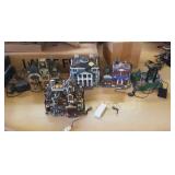 5 Halloween houses & cemetery